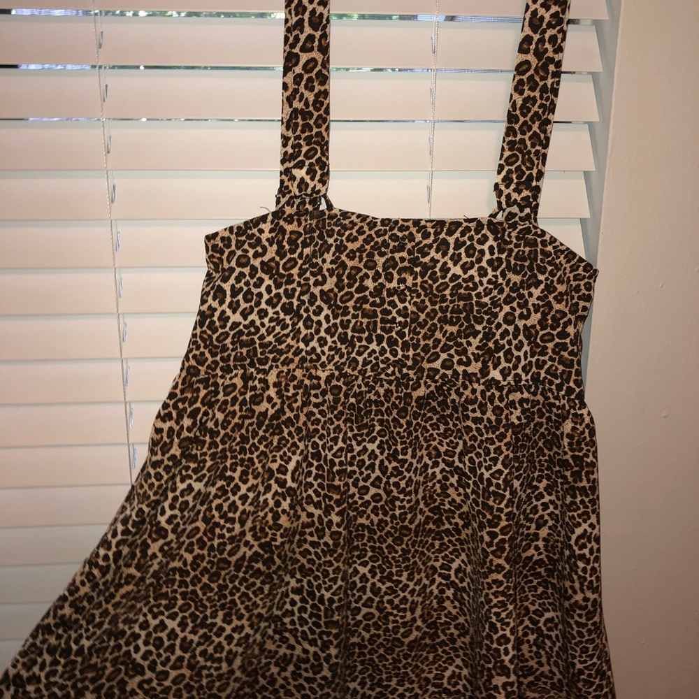 Cheetah print dress